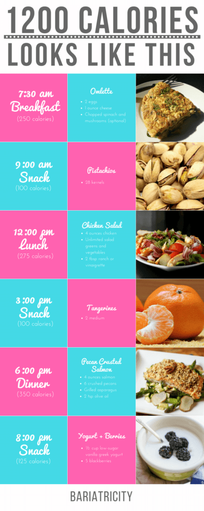 1 200 Calories Looks Like This Diet And Meal Plan Bariatricity