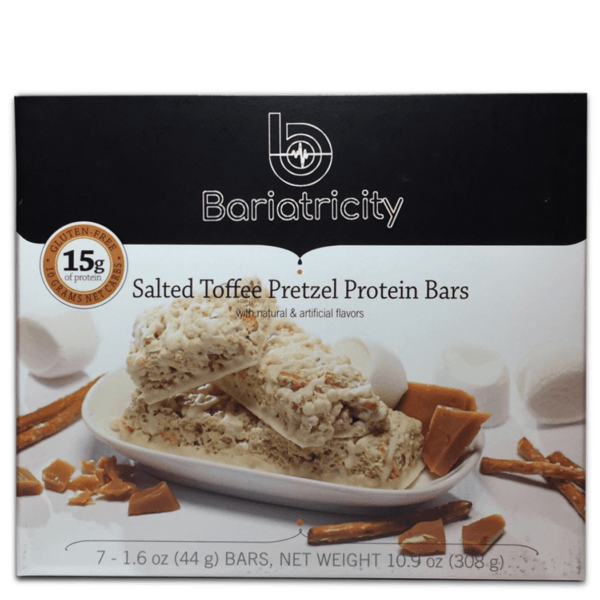 Salted Toffee Pretzel Protein Bar - Bariatric Protein bar product