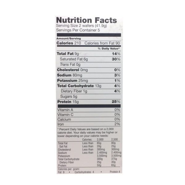 Chocolate Wafers Baraitric Protein Bar Nutrition Facts