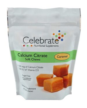 Calcium Citrate Soft Chews 500 mg Caramel - 90 Count