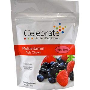 Celebrate Multivitamin Soft Chews - Very Berry - 60 Count
