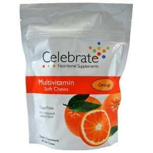 Celebrate Multivitamin Soft Chews - Orange 60 Count