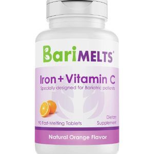 Iron + C Bariatric Vitamins - Orange 90 Dissolvable Tablets