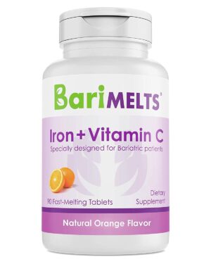 Iron + C Bariatric Vitamins - Orange 90 Dissolvable Tablets